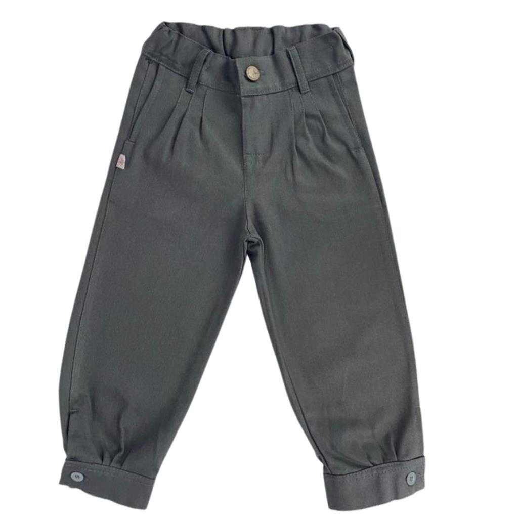 BOMBACHA INFANTIL MASCULINA CAMPEIRA CINZA CHUMBO TAMANHO 1