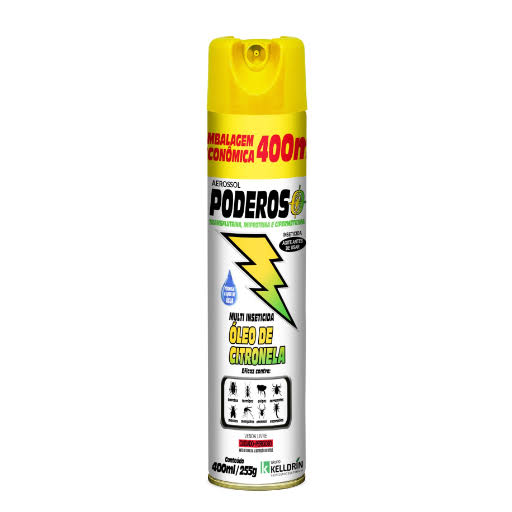 AEROSOL PODEROSO ÓLEO DE CITRONELA 400ML/255G