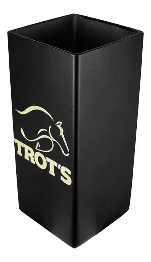 COPO INOX QUADRADO PRETO FOSCO TROT’S