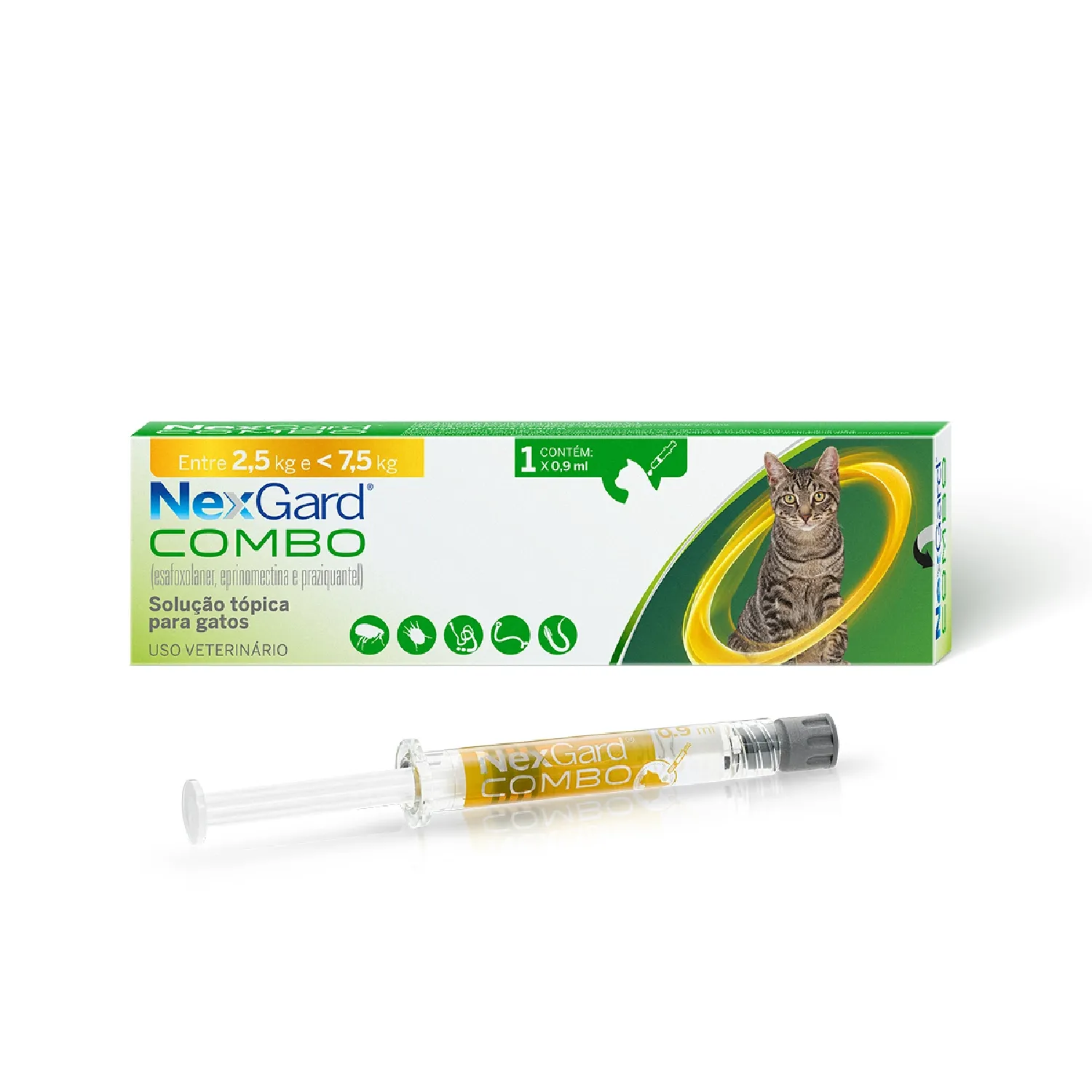 NEXGARD COMBO CAT 2,5-7,5 KG