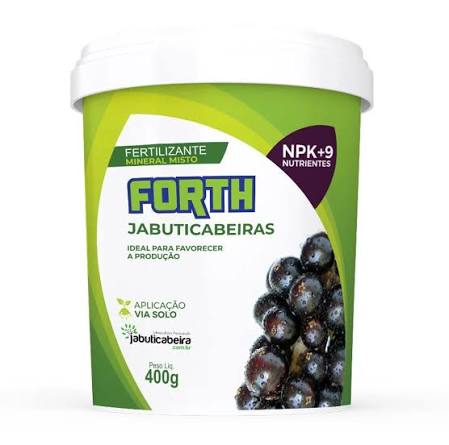 FERTILIZANTE MINERAL MISTO FORTH JABUTICABEIRAS 400 G