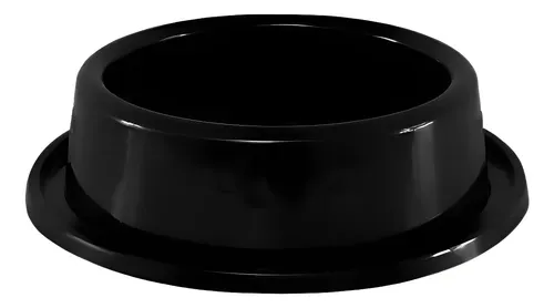 COMEDOURO DE PLASTICO PARA PETS 800ML PRETO