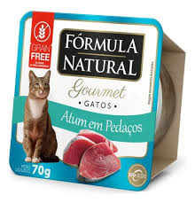 RAÇÃO UMIDA FÓRMULA NATURAL FRESH MEAT GOURMET GATOS ATUM EM PEDAÇOS- 70 G