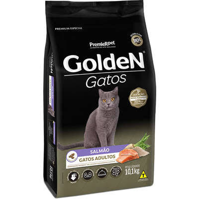GOLDEN GATOS ADULTOS SALMÃO 3,0 KGS