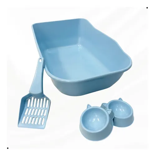 KIT BANDEIJA DE AREIA DURAPETS AZUL