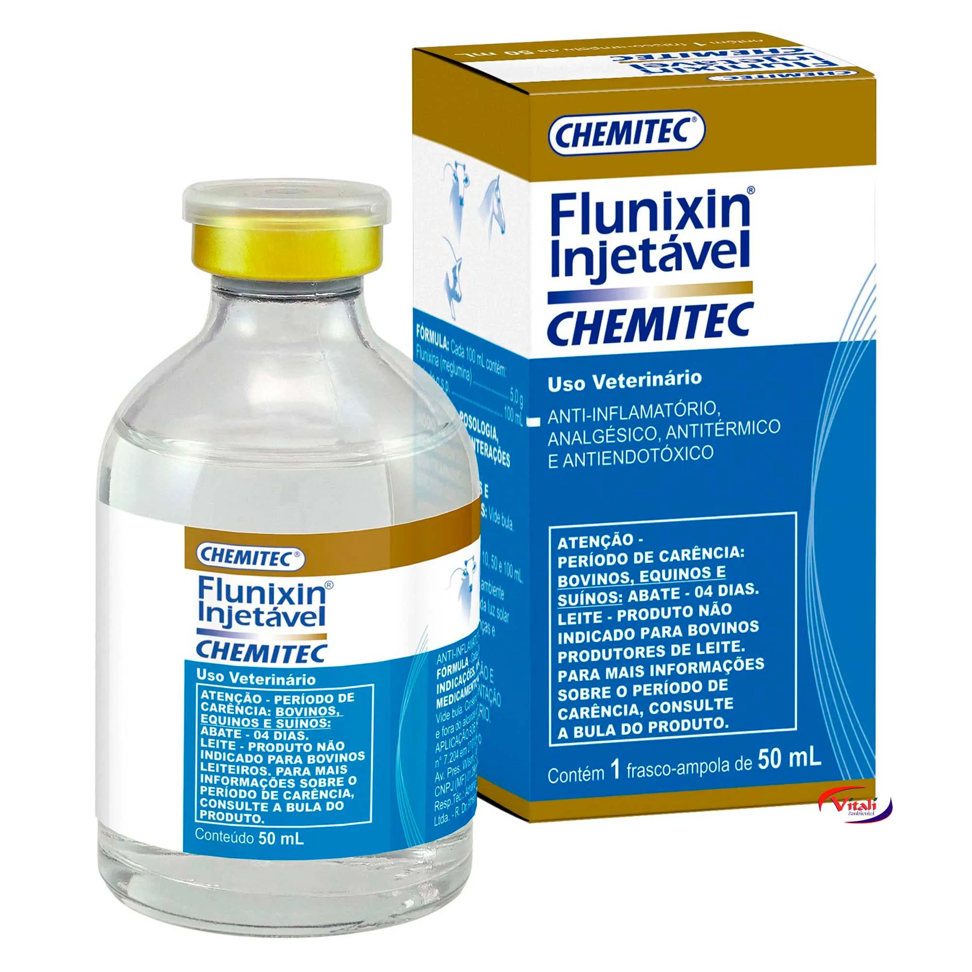 FLUNIXIN INJETAVEL 50 ML